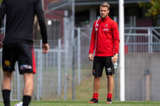 Trollhättans tränare Wiliam Lundin