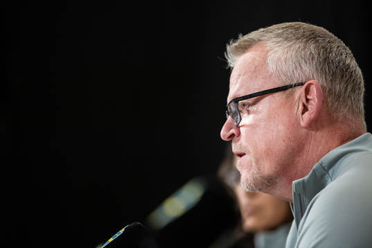 Head coach Janne Andersson of the Swedish national football