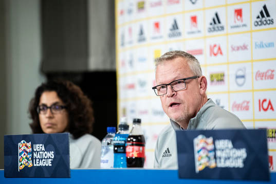 Head coach Janne Andersson of the Swedish national football
