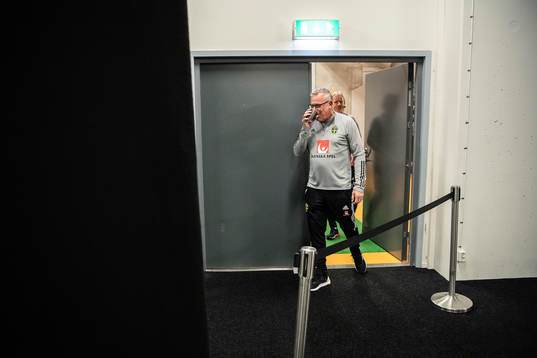 Head coach Janne Andersson of the Swedish national football
