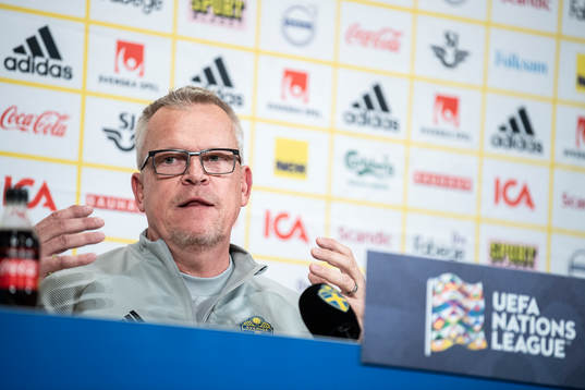 Head coach Janne Andersson of the Swedish national football