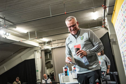 Head coach Janne Andersson of the Swedish national football