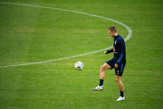 Mattias Svanberg of the Swedish national football team