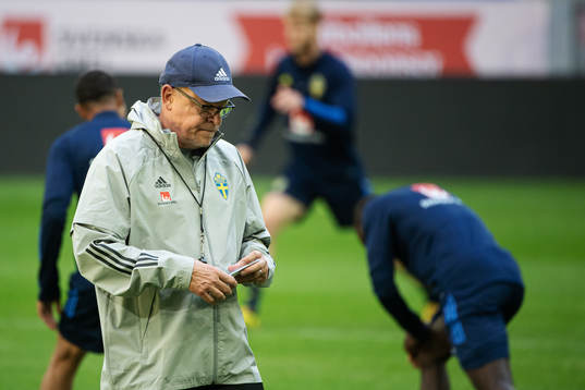 Head coach Janne Andersson of the Swedish national football