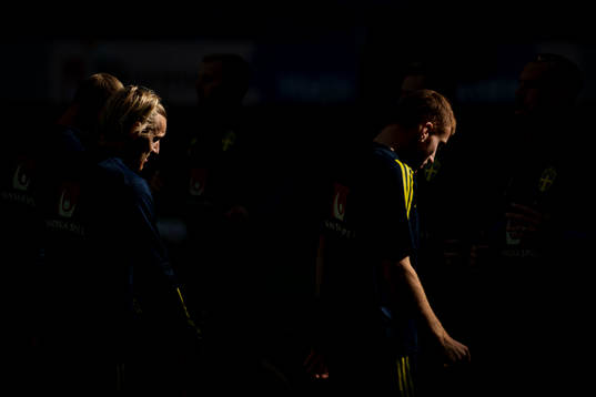 Emil Forsberg and Dejan Kulusevski of the Swedish national