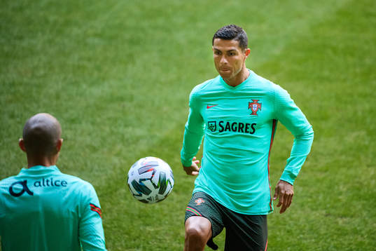 Cristiano Ronaldo of the Portuguese national football team