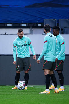 Bruno Fernandes of the Portuguese national football team