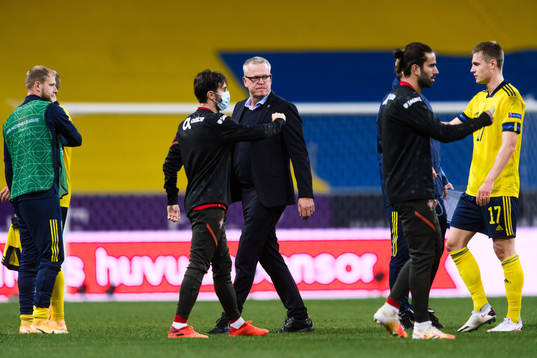 Head coach Janne Andersson of Sweden