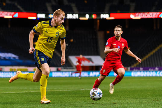 Dejan Kulusevski of Sweden