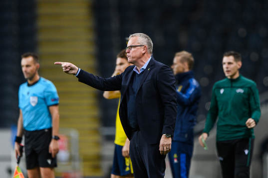 Head coach Janne Andersson of Sweden