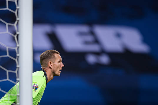 Goalkeeper Robin Olsen of Sweden