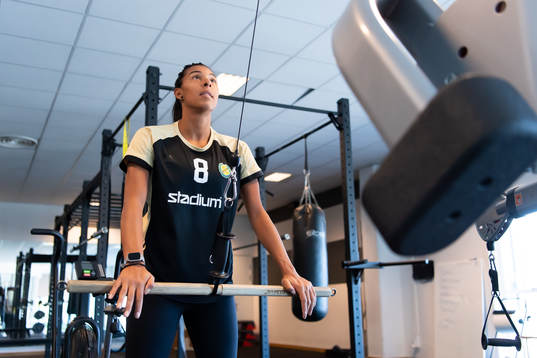 Sävehofs Jamina Roberts tränar