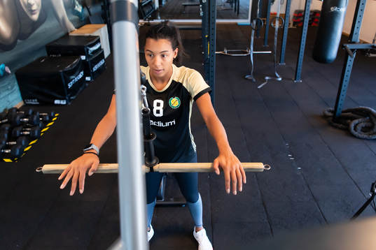 Sävehofs Jamina Roberts tränar