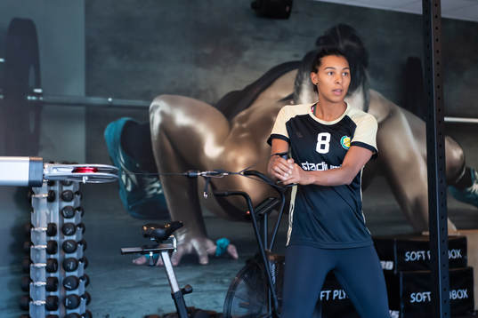 Sävehofs Jamina Roberts tränar
