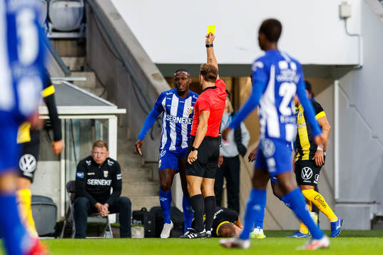 IFK Göteborgs Christian Kouakou tilldelas en varning