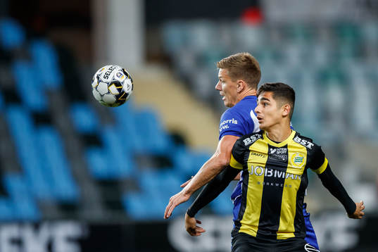IFK Göteborgs Pontus Wernbloom och Hammarbys Aimar Sher