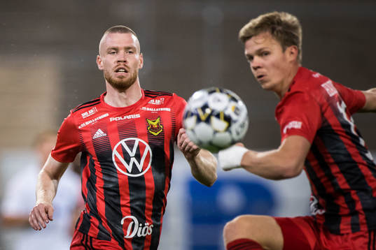 Östersunds Thomas Isherwood och Eirik Haugan