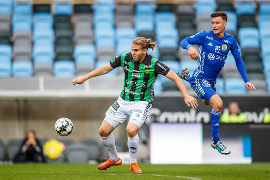 GAIS Charlie Weberg och Sundsvalls Marc Mas Costa