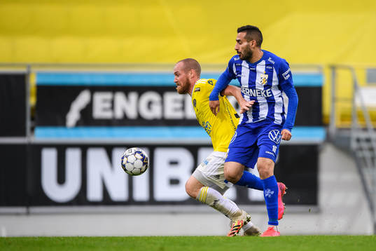 Falkenbergs Christoffer Carlsson och IFK Göteborgs Sargon