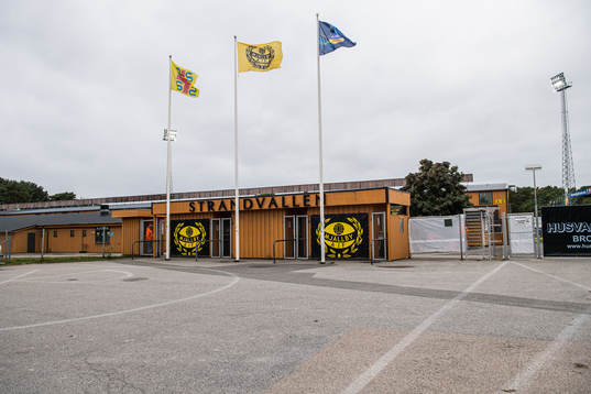Strandvallen utvändigt