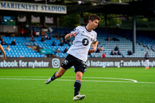 Torgeir Børven of Rosenborg celebrates