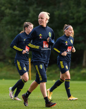 Caroline Seger of the Swedish women’s national football