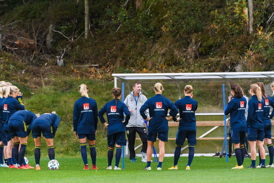 Peter Gerhardsson, head coach of the Swedish women’s