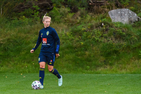 Rebecka Blomqvist of the Swedish women’s national