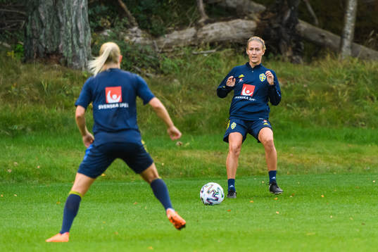 Emma Kullberg of the Swedish women’s national football