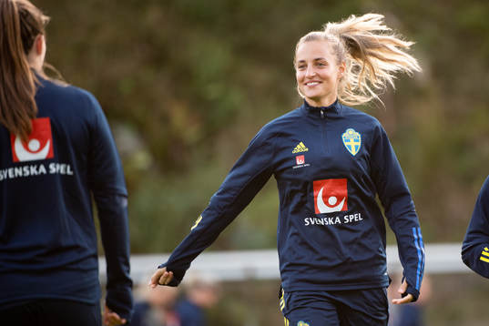 Nathalie Björn of the Swedish women’s national football
