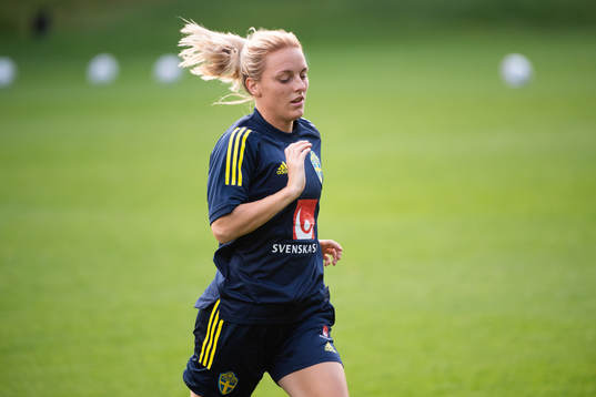 Mimmi Larsson of the Swedish women’s national football