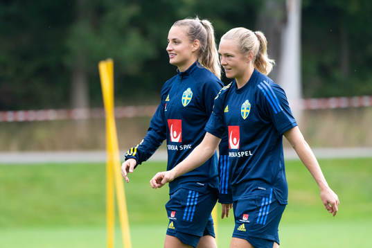 Nathalie Björn and Magdalena Eriksson