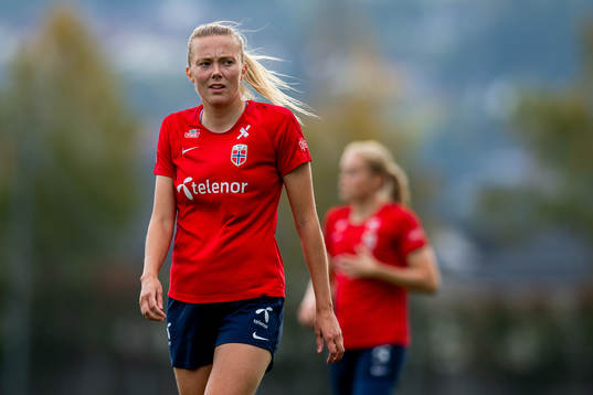 Synne Sofie Kinden Jensen of the Norwegian women’s