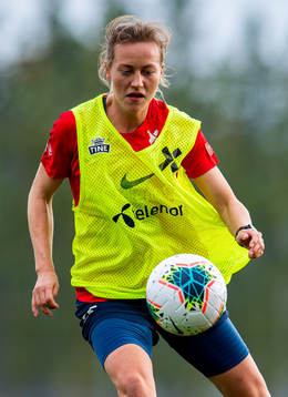 Kristine Minde of the Norwegian women’s national football