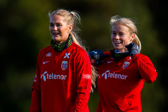 Lisa-Marie Karlseng Utland and Julie Blakstad of the