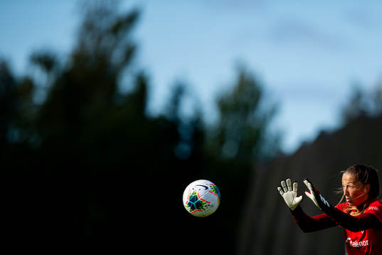 Goalkeeper Cecilie Fiskerstrand of the Norwegian women’s