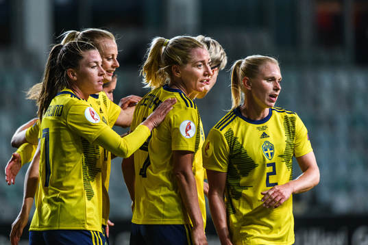 Pauline Hammarlund, Amanda Ilestedt, Jonna Andersson and