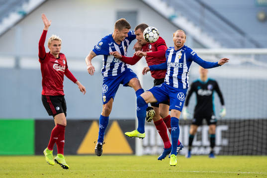 Pontus Wernbloom and Alexander Farnerud of IFK Göteborg
