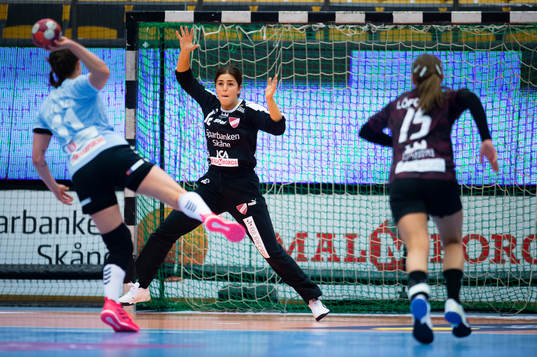 Lugis målvakt Hanna Popaja