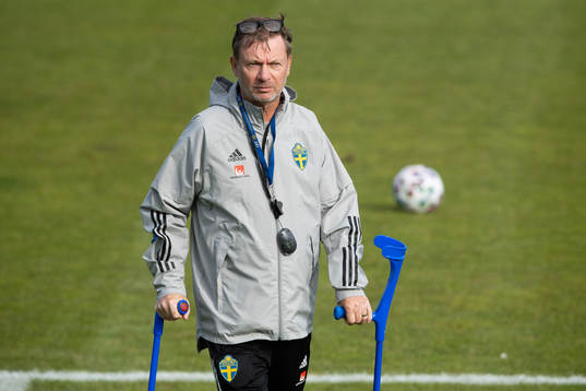 Peter Gerhardsson, head coach of Sweden