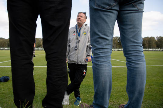 Peter Gerhardsson, head coach of Sweden