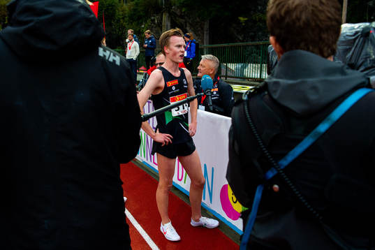 Narve Gilje Nordås is interviewed by NRK