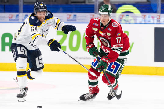 s Eric Martinsson och Frölundas Robin Alvarez