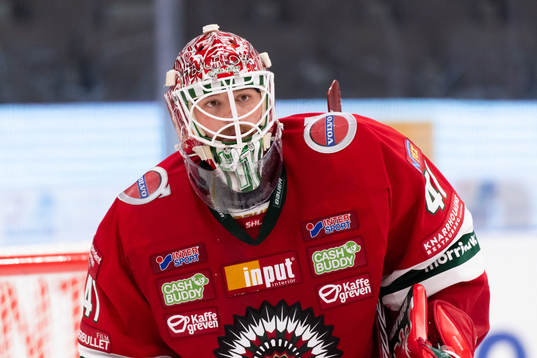 Frölundas målvakt Niklas Rubin