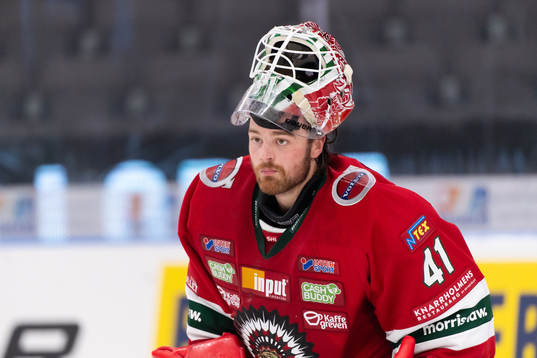 Frölundas målvakt Niklas Rubin