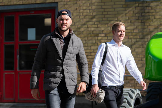 Frölundas Teodor Lennström och analytiker Erik Lignell