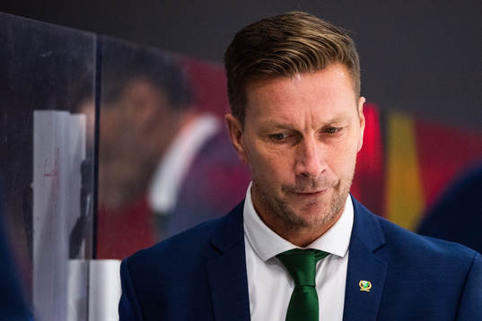 Färjestads huvudtränare Johan Pennerborn
