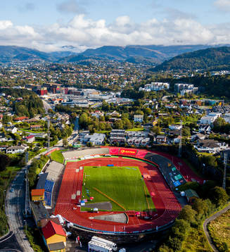 General view of Fana Stadion