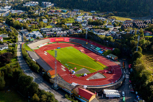 General view of Fana Stadion