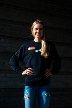 Norwegian track athlete Hedda Hynne poses for a portrait
